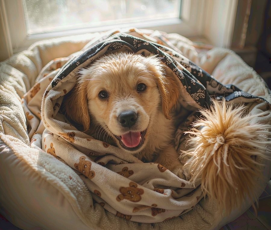 The first night home with a new puppy